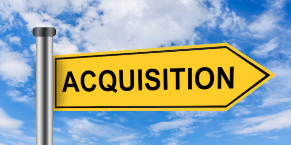 Acquisition Sign Against Blue Sky | Asurio Acquisition By ServiceTrade